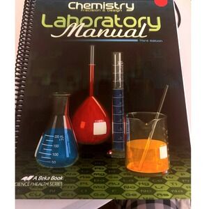 A Beka Book Chemistry Laboratory Manual Student Blue Third Edition Science